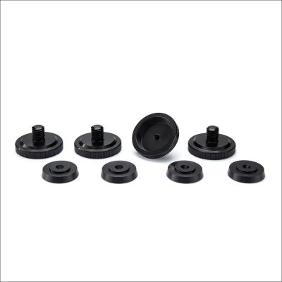 Set of four - Spikes M8 black anodized