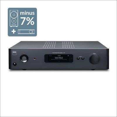 NAD C 389 Integrated Amplifier/DAC incl. BluOS-D Module