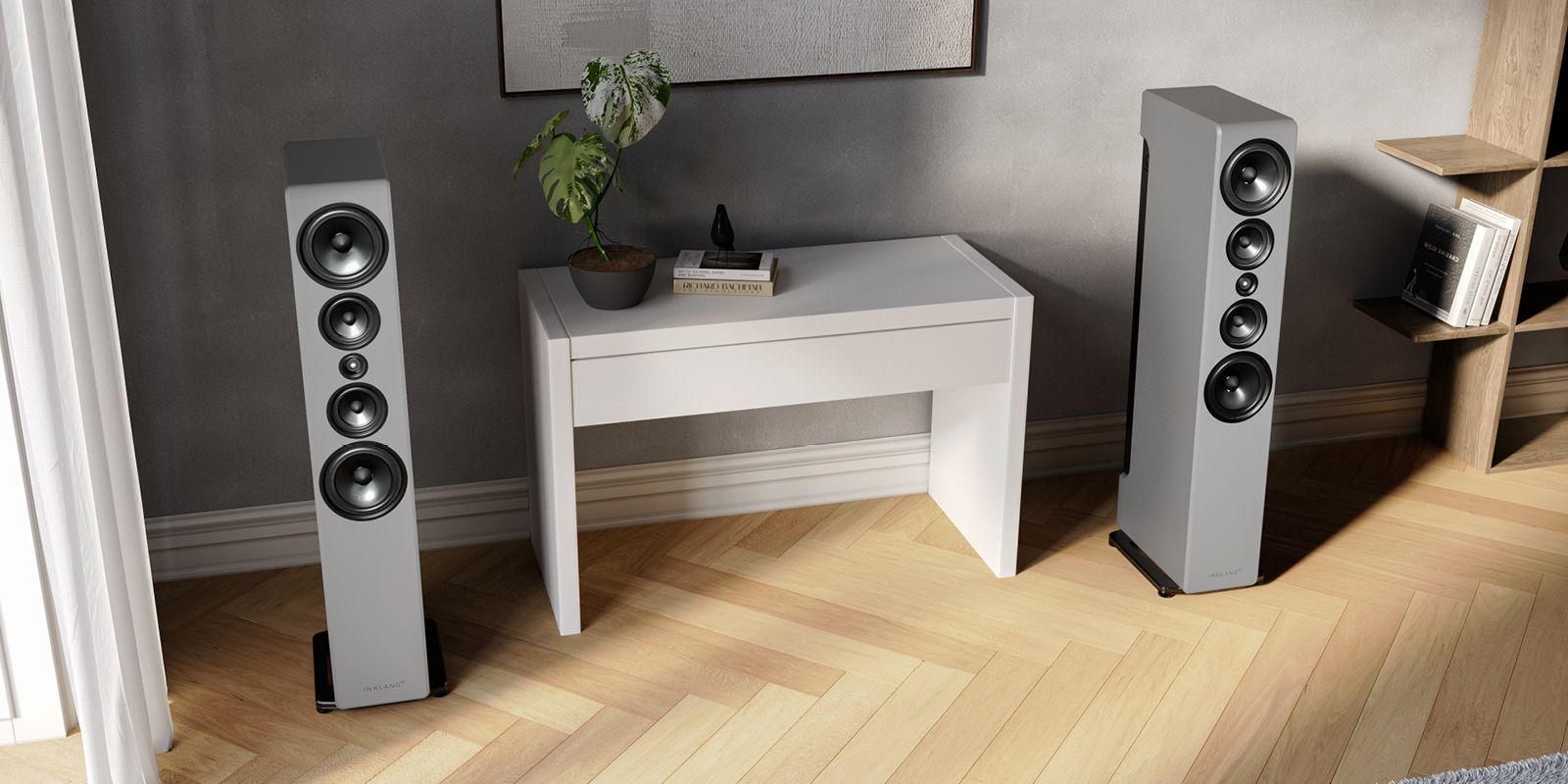 INKLANG Ceterra 70R Black Edition im Wohnzimmer top view